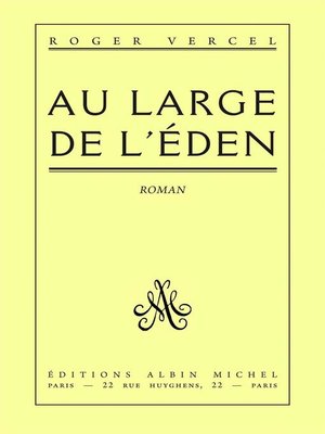 cover image of Au large de l'Eden